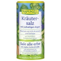 Kräutersalz jodiert mit 15% Kräutern & Gemüse (Rapunzel)