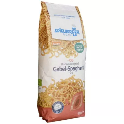 Gabel-Spaghetti Bio-Hartweizen hell (Spielberger)