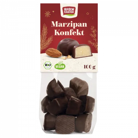 Marzipan Konfekt Zartbitter (Rosengarten)