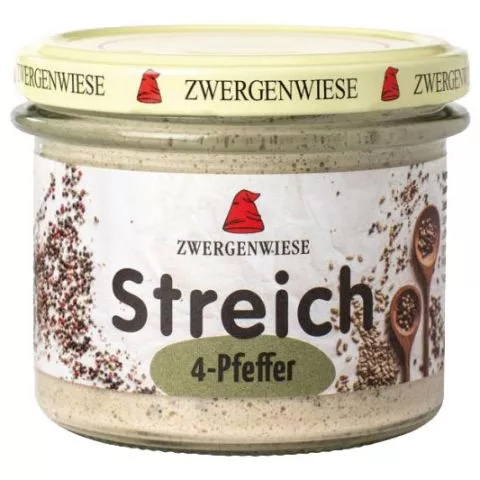 4-Pfeffer Streich - vegetarischer Brotaufstrich (Zwergenwiese)