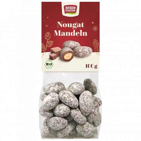 Nougat-Mandeln (Rosengarten)