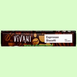 Espresso Biscotti Schokoriegel (Vivani)