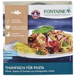 Thunfisch fr Pasta Oliven, Kapern und Tomate (Fontaine)