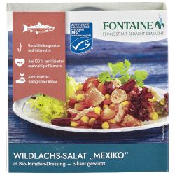 Wildlachs Salat Mexico in Tomatendressing (Fontaine)