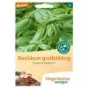 Basilikum großblättrig, Saatscheibe (Bingenheimer Saatgut)