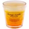 Stearinkerze Orange - Vanille im Glas (Kerzenfarm)
