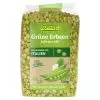 Grüne Erbsen halb, geschält (Rapunzel)