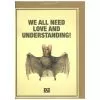ECO-design ECO-design Grußkarte: WE ALL NEED LOVE AND UNDERSTAND