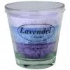 Stearinkerze Lavendel im Glas, ätherische Öle (Kerzenfarm)
