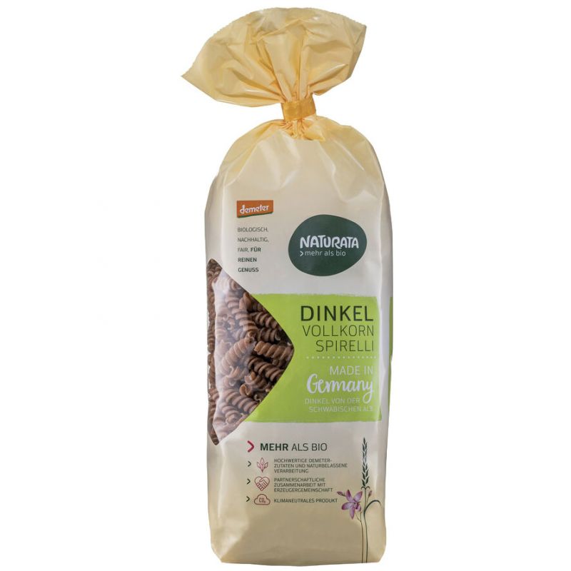 Dinkel-Vollkorn-Spirelli von Naturata