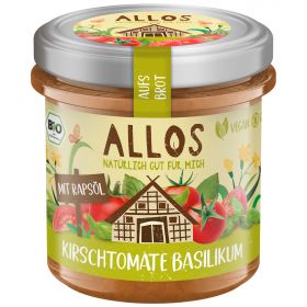 Aufs Brot Kirschtomate Basilikum (Allos)