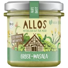 Aufs Brot Erbse Masala (Allos)