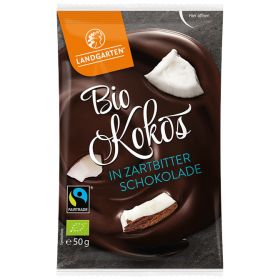 Kokos in Zartbitterschokolade (Landgarten)