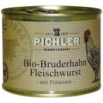 Bruderhahn Bio-Fleischwurst mit Pistazie (Pichler)