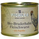 Bruderhahn Bio-Fleischwurst mit Paprika (Pichler)