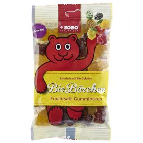 BioBrchen Fruchtsaft Gummibren mit Bio-Gelatine (Sobo)