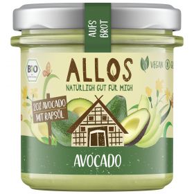 Aufs Brot Avocado - Pflanzlicher Brotaufstrich (Allos)