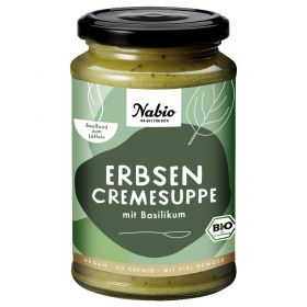 Erbsen-Suppe mit Basilikum (Nabio)