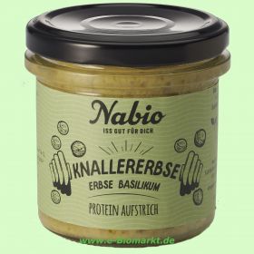 Knallererbse - Erbse Basilikum Protein-Aufstrich (NAbio)