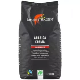 Fair Trade Rstkaffee Crema, ganze Bohne (Mount Hagen)