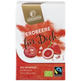 Erdbeere fr Dich - Erdbeerstcke in weier Schokolade (Landgarten)