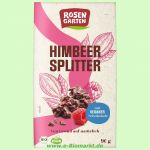 Himbeer Splitter mit veganer Schokolade (Rosengarten)