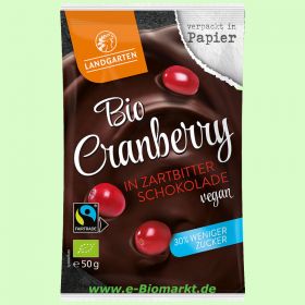 Cranberry in Zartbitter-Schokolade (Landgarten)