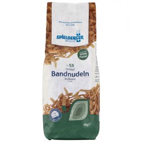 Dinkel Vollkorn Bandnudeln 9mm (Spielberger)