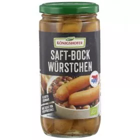 Saftbockwrstchen in zarter Eigenhaut, 6 Stck (Knigshofer)