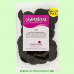 Süsse Sesamcräcker, mit schwarzem Sesam (Ruschin Makrobiotik)