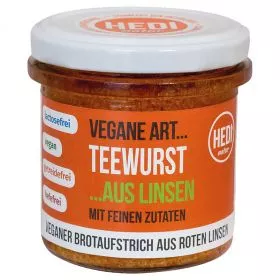 Teewurst aus Linsen (Hedi)