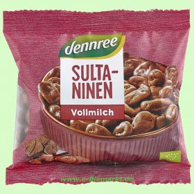 Sultaninen in Vollmilchschokolade (dennree)
