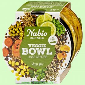 Veggie Bowl Linse Gemse - Salat To Go (Nabio)