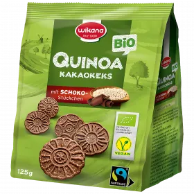 Quinoa Kakaokeks FairTrade (Wikana)