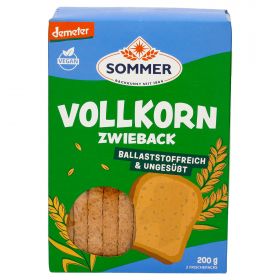 Vollkorn-Zwieback aus Weizen, demeter (Sommer & Co.)