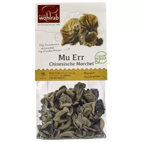 Mu Err, getrocknet, chinesische Morcheln (Wohlrab Pilze)