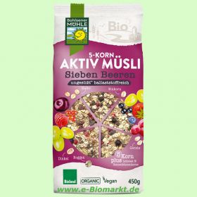 5-Korn Aktiv Bio-Msli Sieben Beeren (Bohlsener Mhle)