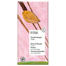 Mandel Nougat Crisp - Schokolade mit Kokosbltenzucker (Vivani)
