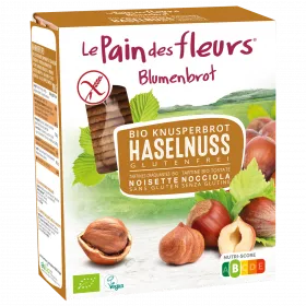 Knusperbrot Haselnuss (Blumenbrot)