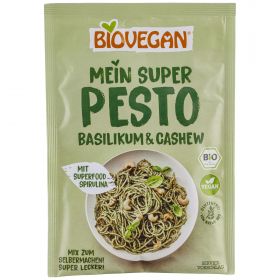 Mein Super Pesto - Basilikum-Cashew (Biovegan)