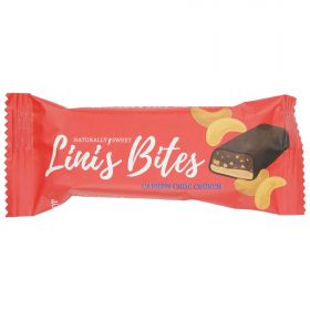 Cashew Choc Crunch Schokoriegel (Linis Bites)