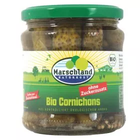 Cornichons ohne Zucker (Marschland)