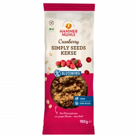 Simply Seeds Kekse Cranberry - Haferkekse (Hammerm�hle)