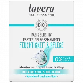 Festes Pflegeshampoo basis sensitiv Feuchtigkeit (lavera)