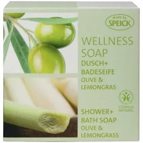 Wellness Soap Olive & Lemongras- Dusch + Badeseife (Speick Naturkosmetik)