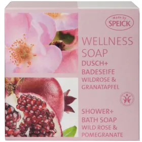 Wellness Soap Wildrose & Granatapfel - Dusch + Badeseife (Speick Naturkosmetik)