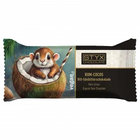 Edelbitter Rum-Cocos (Styx Chocolate)