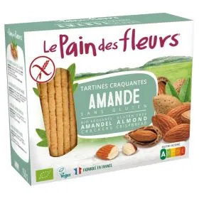 Knusperbrot Mandel glutenfrei (Blumenbrot)