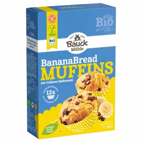 Backmischung Banana Bread Muffins glutenfrei (Bauck)