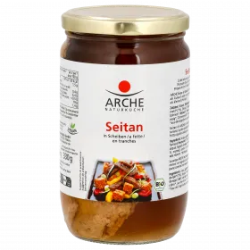 Seitanscheiben in Sojasoe (Arche)